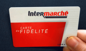 Carte de fidélité Intermarché.