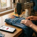 Application de fidélité Levi's Red Tab et service de personnalisation Tailor Shop.