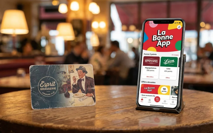 Fin de la carte Esprit Brasserie remplacée par l'application La Bonne App.