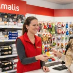 Adhésion au programme fidélité Animalis en magasin.