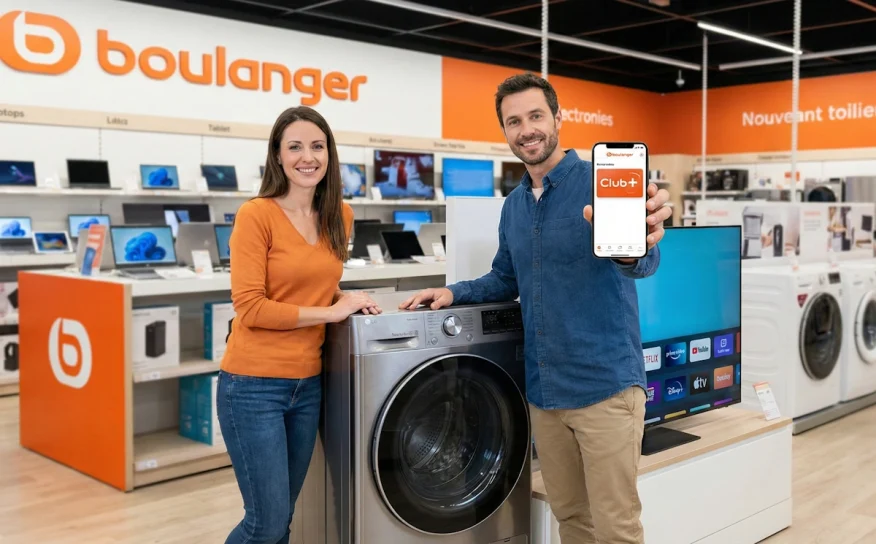 Programme fidélité Boulanger Club Plus et livraison électroménager.