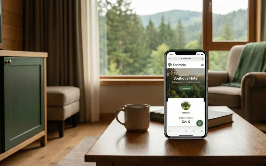 Programme fidélité Teritoria hôtel et restaurant.