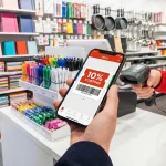 Application HEMA extras affichant un bon de réduction en caisse.