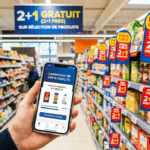 Application Carrefour avec Défis Fidélité et offres 2+1 offert