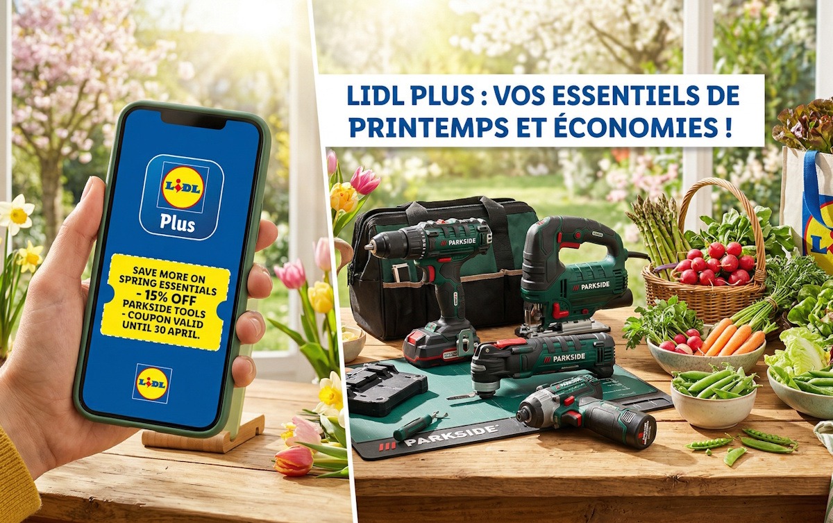 Featured image for “Lidl Plus : Arrivages Parkside et promos fraîcheur (13 au 19 Avril 2026)”