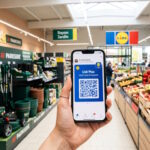 supermarché Lidl au printemps.