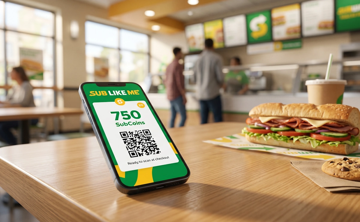 Application de Fidélité SUB LIKE ME Subway
