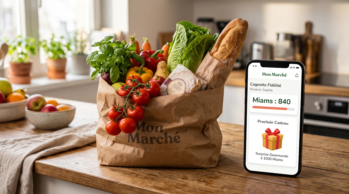 Featured image for “Programme de fidélité Mon Marché : Transformez vos courses de produits frais en cadeaux”